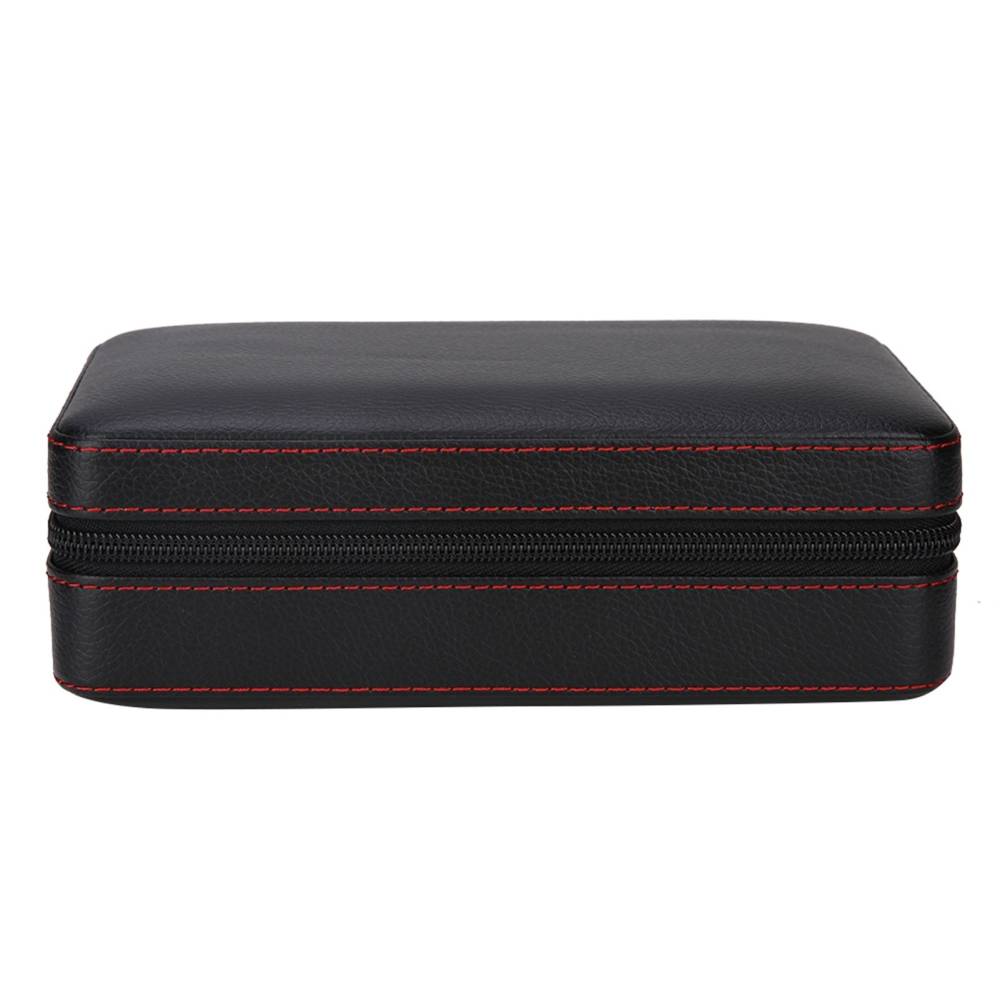 Port tigari de foi PU leather Travel Black (umidor) "Andreas"