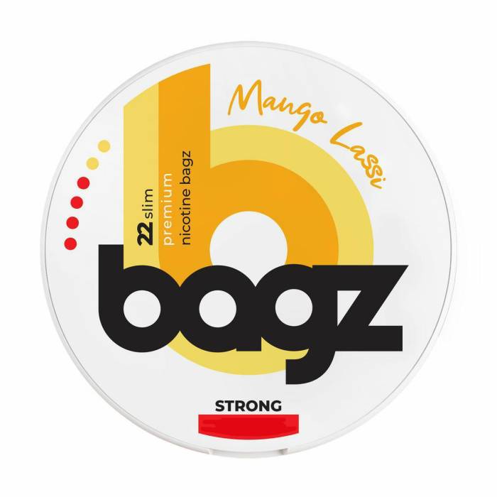 Nicotine pouch 15,6mg/pliculet Mango Lassi BAGZ