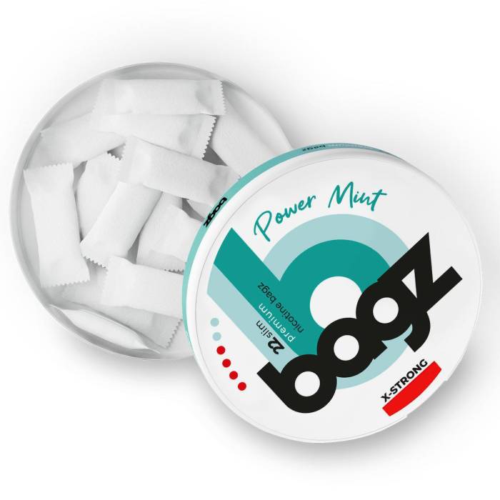 Nicotine pouch 15,4mg/pliculet Power Mint BAGZ