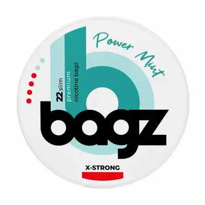 Nicotine pouch 15,4mg/pliculet Power Mint BAGZ