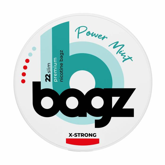 Nicotine pouch 15,4mg/pliculet Power Mint BAGZ