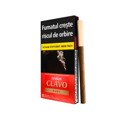 Djarum Clavo Wood Tip Ruby (Cherry) (5)