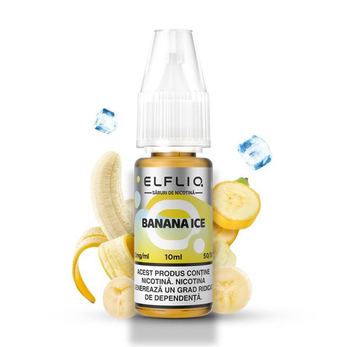 Lichid tigareta electronica 20 mg./ml. Banana Ice "ElfLiq" (10ml)