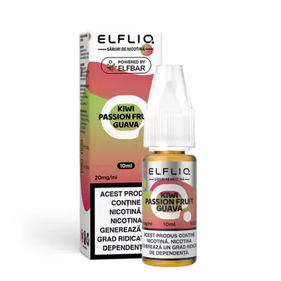 Lichid tigareta electronica 20 mg./ml. Kiwi Passion Fruit Guava "ElfLiq" (10ml)