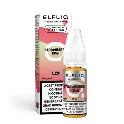 Lichid tigareta electronica 20 mg./ml. Strawberry Kiwi "ElfLiq" (10ml)
