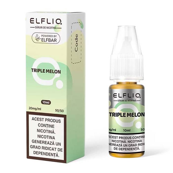 Lichid tigareta electronica 20 mg./ml. Triple Melon "ElfLiq" (10ml)
