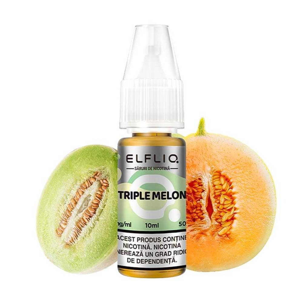 Lichid tigareta electronica 20 mg./ml. Triple Melon "ElfLiq" (10ml)