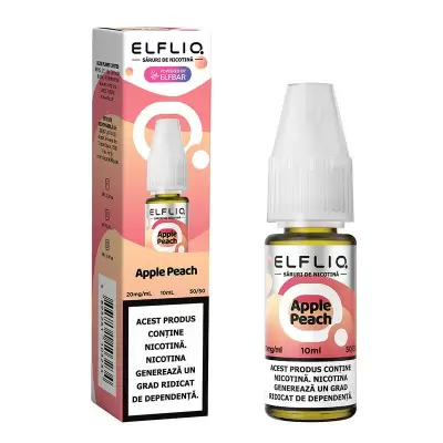 Lichid tigareta electronica 20 mg./ml. Apple Peach "ElfLiq" (10ml)