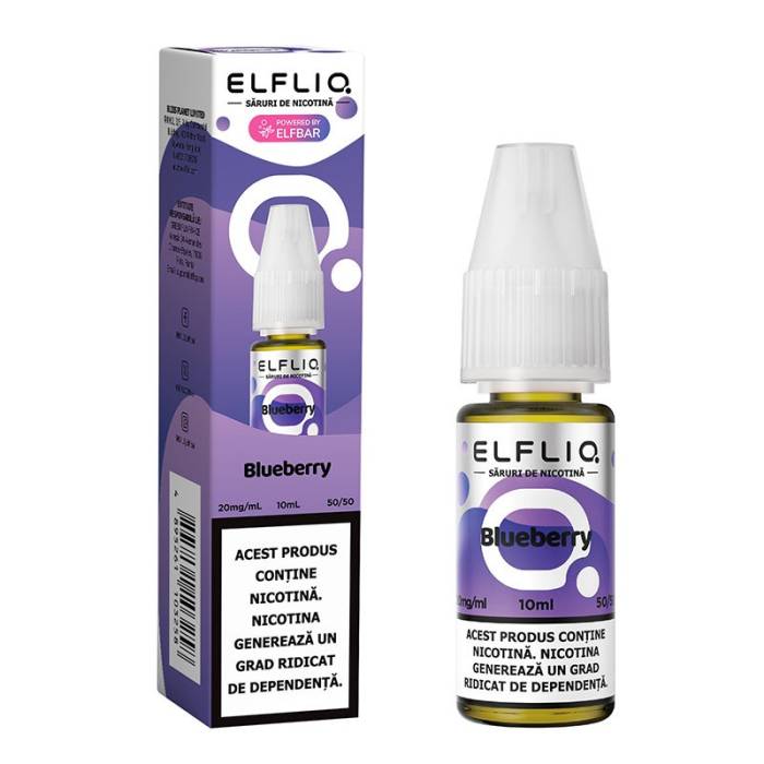 Lichid tigareta electronica 20 mg./ml. Blueberry "ElfLiq" (10ml)