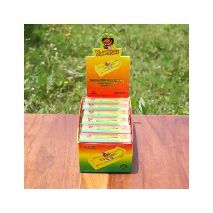 Aparat rulat tigarete plastic 70 mm. Honeypuff
