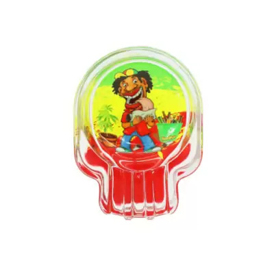 Scrumiera Glass Skull Honeypuff
