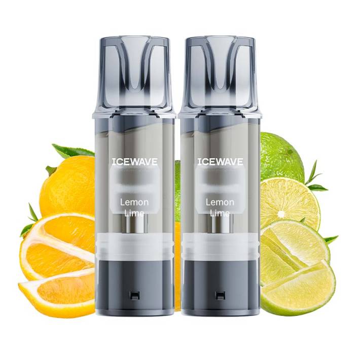 Cartus Icewave 2x1000 pufuri Lemon Lime 20 mg.