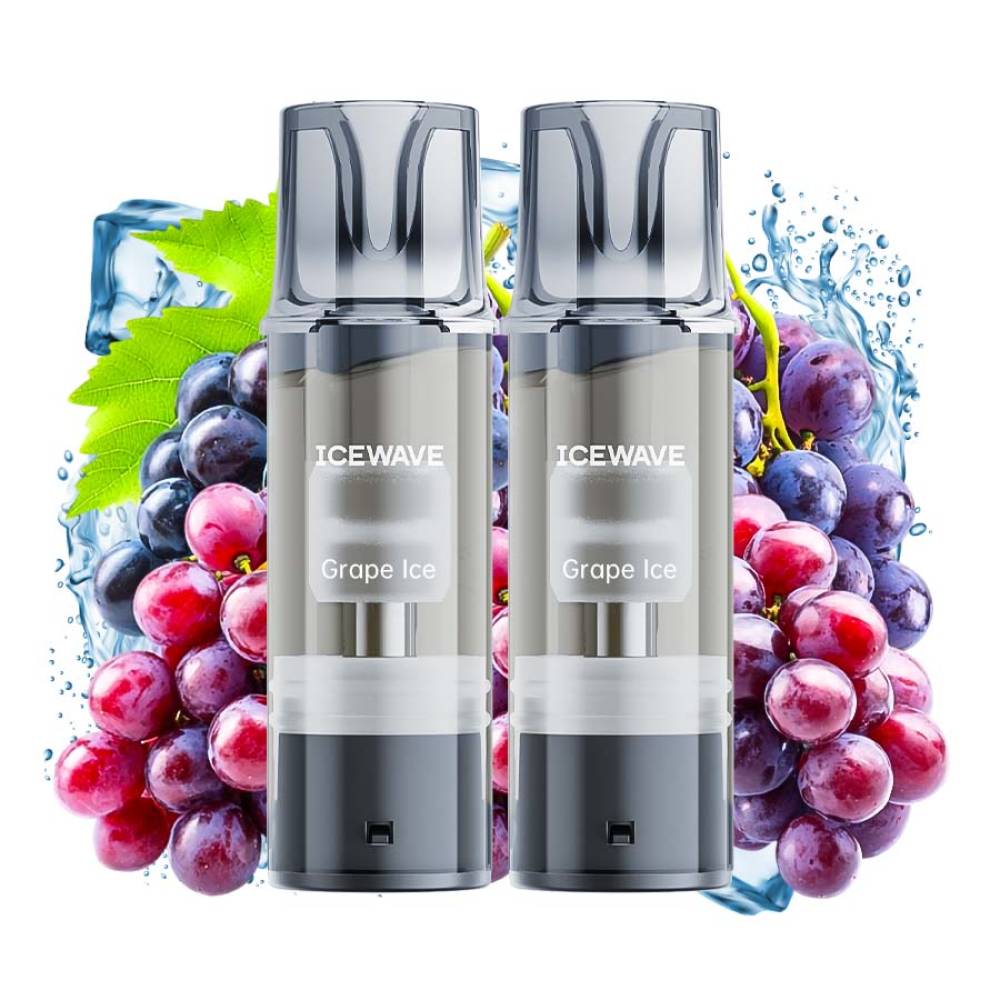 Cartus Icewave 2x1000 pufuri Grape Ice 20 mg.
