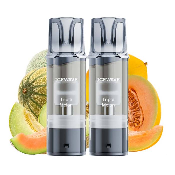 Cartus Icewave 2x1000 pufuri Triple Melon 20 mg.