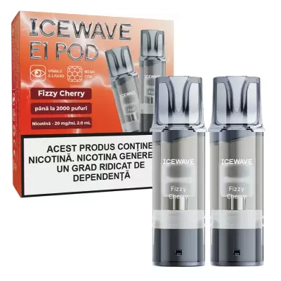 Cartus Icewave 2x1000 pufuri Fizzy Cherry 20 mg.
