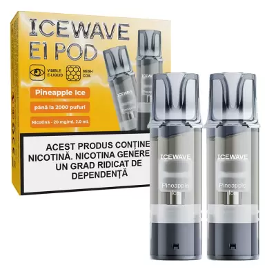 Cartus Icewave 2x1000 pufuri Pineapple Ice 20 mg.