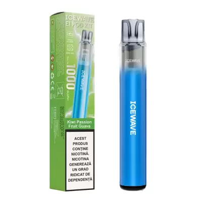 Kit Icewave 1000 pufuri Kiwi Passion Fruit Guava (20mg)