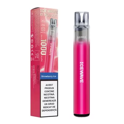 Kit Icewave 1000 pufuri Strawberry Ice (20mg)