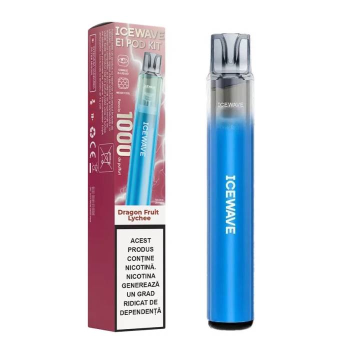 Kit Icewave 1000 pufuri Dragon Fruit Lychee (20mg)