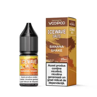 Lichid tigareta electronica 20 mg./ml. Banana Shake Icewave (10ml)