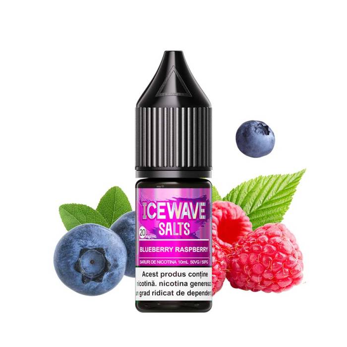 Lichid tigareta electronica 20 mg./ml. Blueberry Raspberry Icewave (10ml)