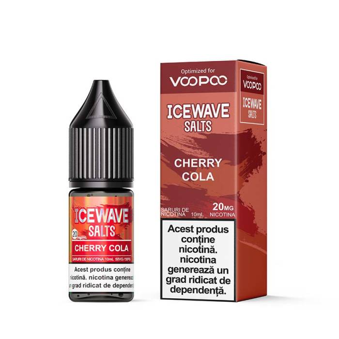 Lichid tigareta electronica 20 mg./ml. Cherry Cola Icewave (10ml)