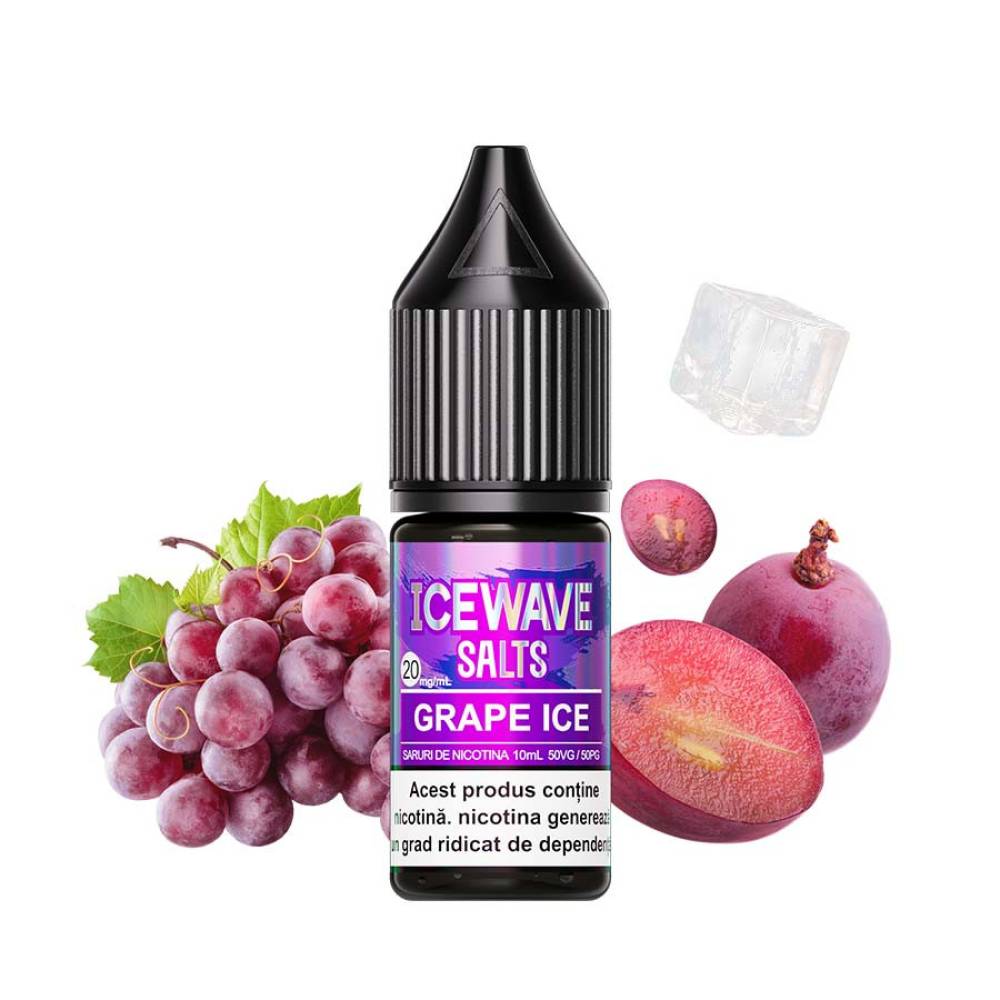 Lichid tigareta electronica 20 mg./ml. Grape Ice Icewave (10ml)