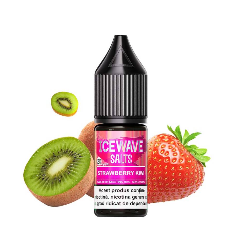 Lichid tigareta electronica 20 mg./ml. Strawberry Kiwi Icewave (10ml)