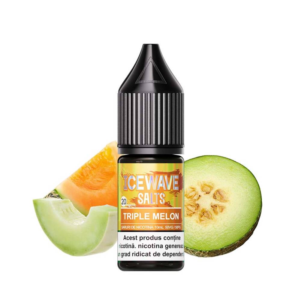 Lichid tigareta electronica 20 mg./ml. Triple Melon Icewave (10ml)