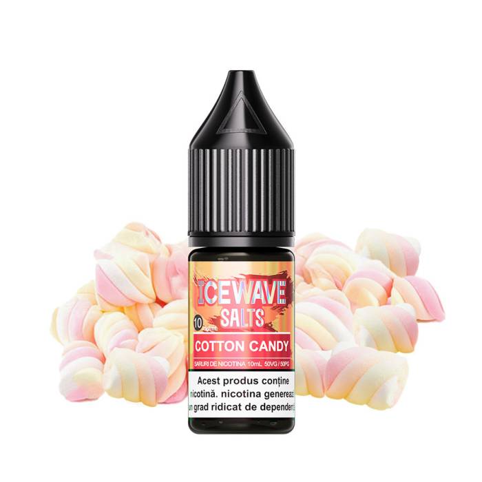 Lichid tigareta electronica 10 mg./ml. Cotton Candy Icewave (10ml)