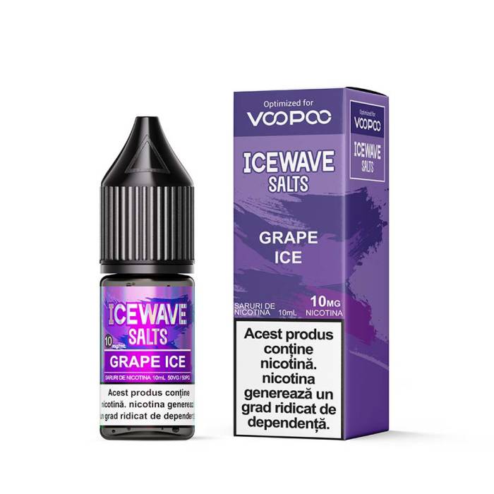 Lichid tigareta electronica 10 mg./ml. Grape Ice Icewave (10ml)