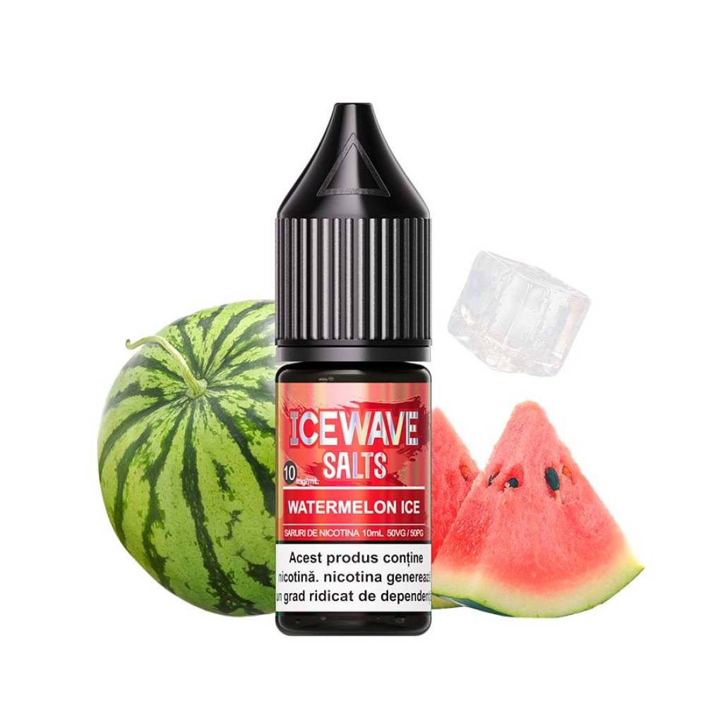 Lichid tigareta electronica 10 mg./ml. Watermelon Ice Icewave (10ml)