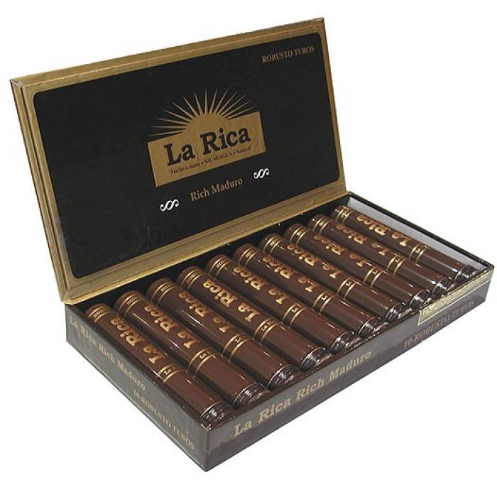 La Rica 10 Maduro Robusto Tubos (1)