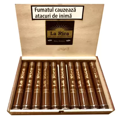 La Rica Maduro Magnum Tubos (10)