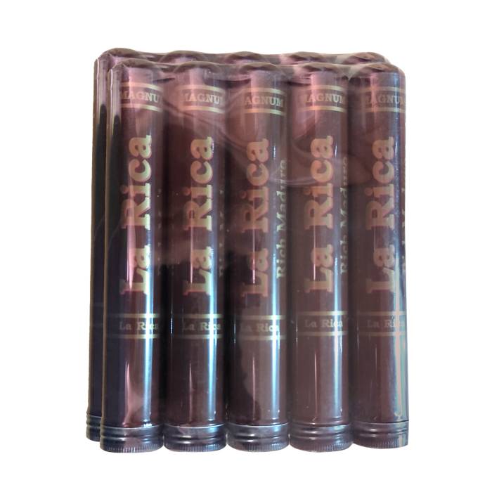 La Rica Maduro Magnum Tubos Bundle (10) - Refill