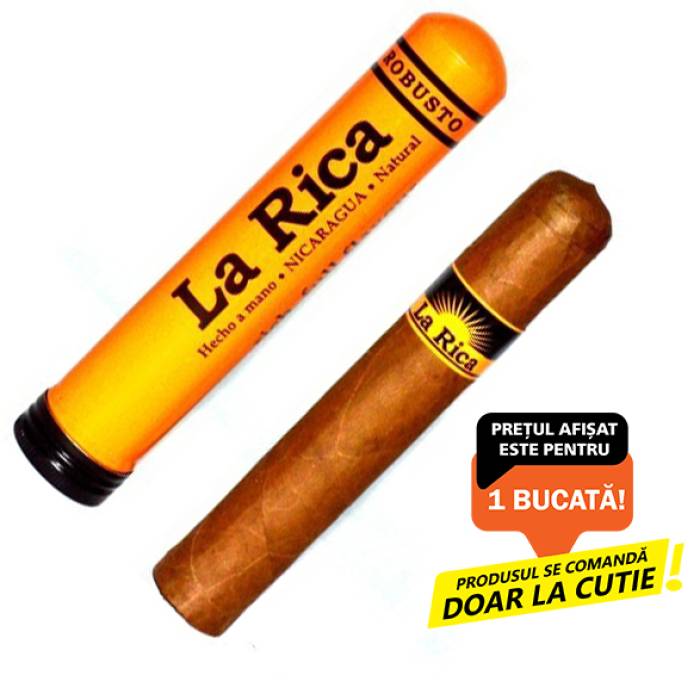 La Rica 10 Natural Connecticut Robusto Tubos (1)