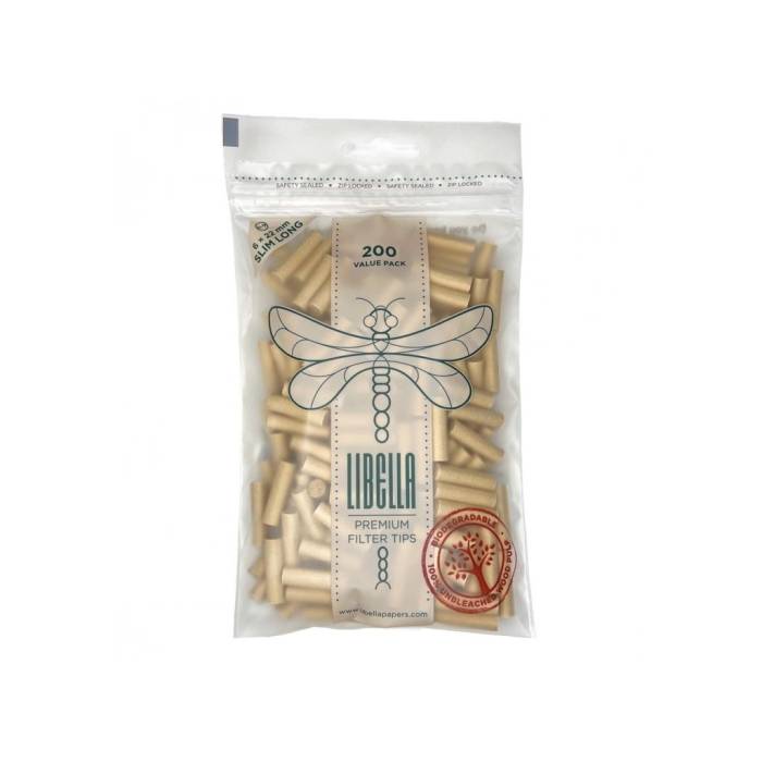 Filtre Slim Long Havana 6mm pt. tigarete (200) Libella