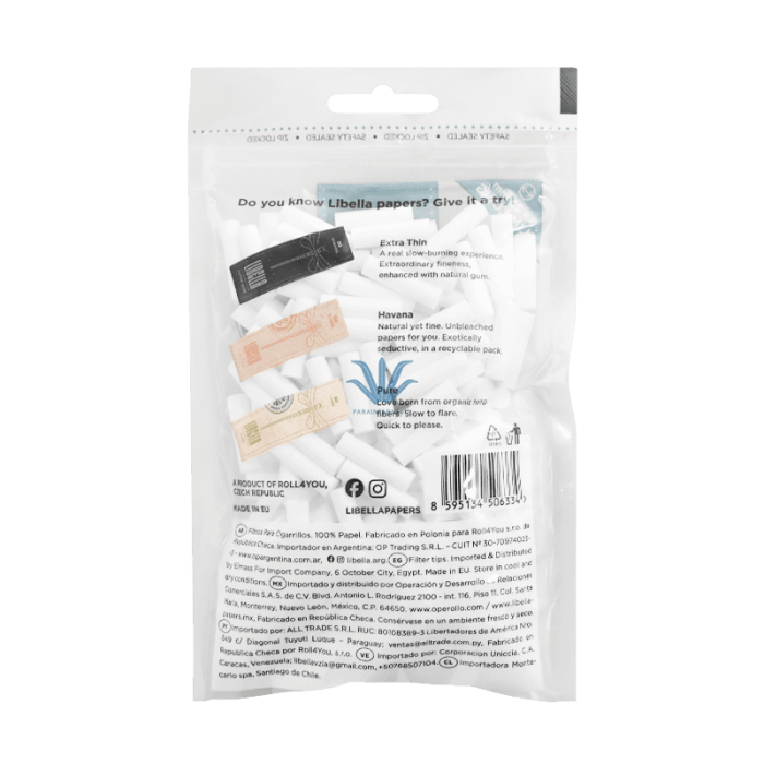Filtre Slim Long Mint 6mm pt. tigarete (200) Libella