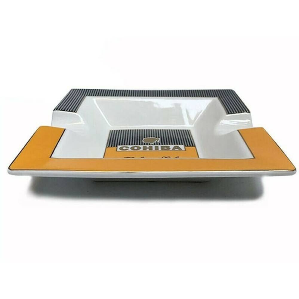 Scrumiera ceramica tigari de foi Square C3