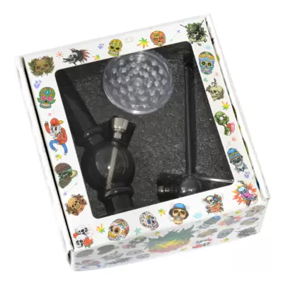Set (bong plastic+grinder plastic+mini pipa) / Toro