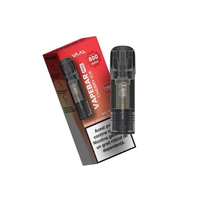 Cartus Vapebar PRO 800 pufuri Cherry Ice 20 mg.