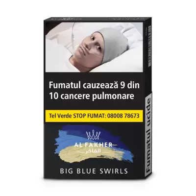 Tutun narghilea "Big Blue Swirls" (afine, inghetata de vanilie) Al Fakher (20g)