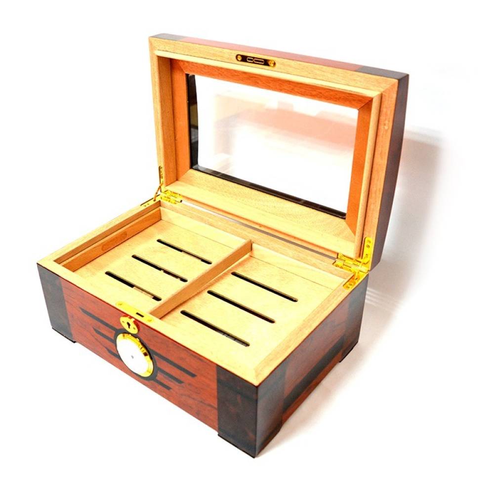 Umidor Glasstop Walnut Bubinga 0991 (100 tig.) 
