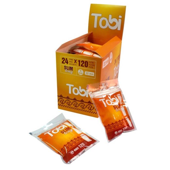 Filtre Slim Long 6mm pt. tigarete (120buc.) Tobi