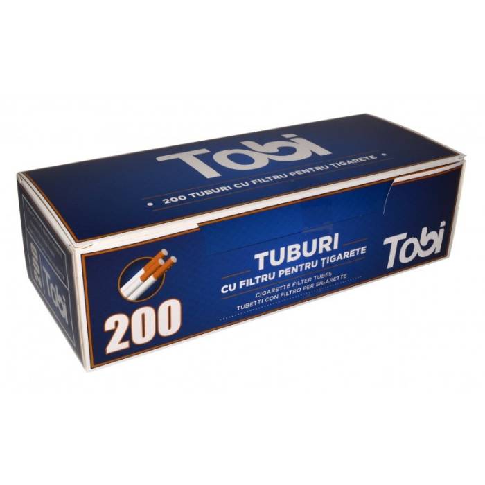 Tuburi cu filtru pt.tigarete TOBI  (200)