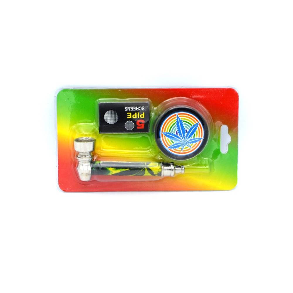 Set mini pipa si grinder plastic Bob / Toro