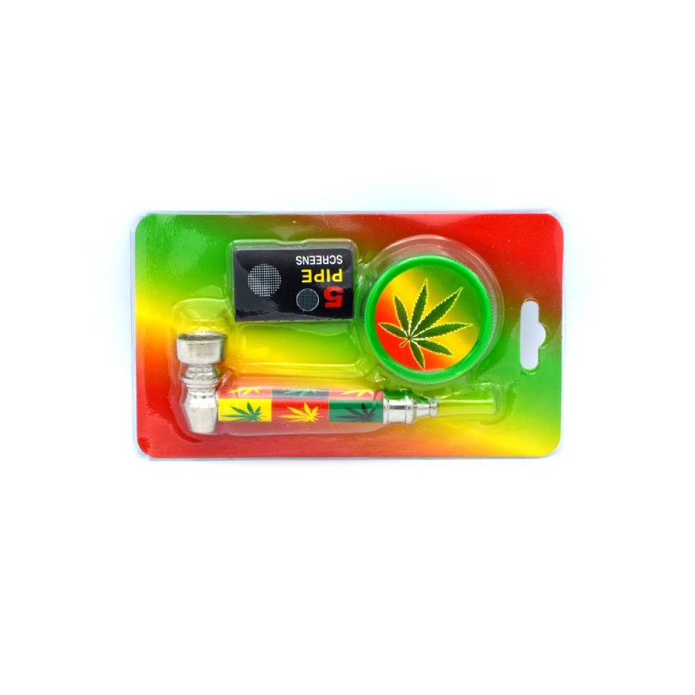 Set mini pipa si grinder plastic Bob / Toro
