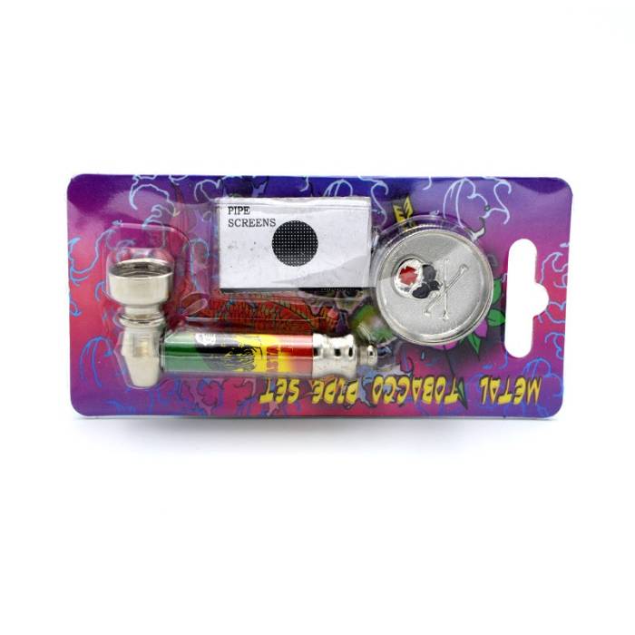 Set mini pipa si grinder 1 Iron Cross / Toro