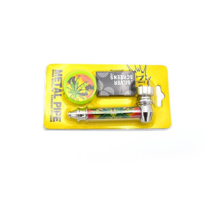 Set mini pipa si grinder plastic Tiny / Toro