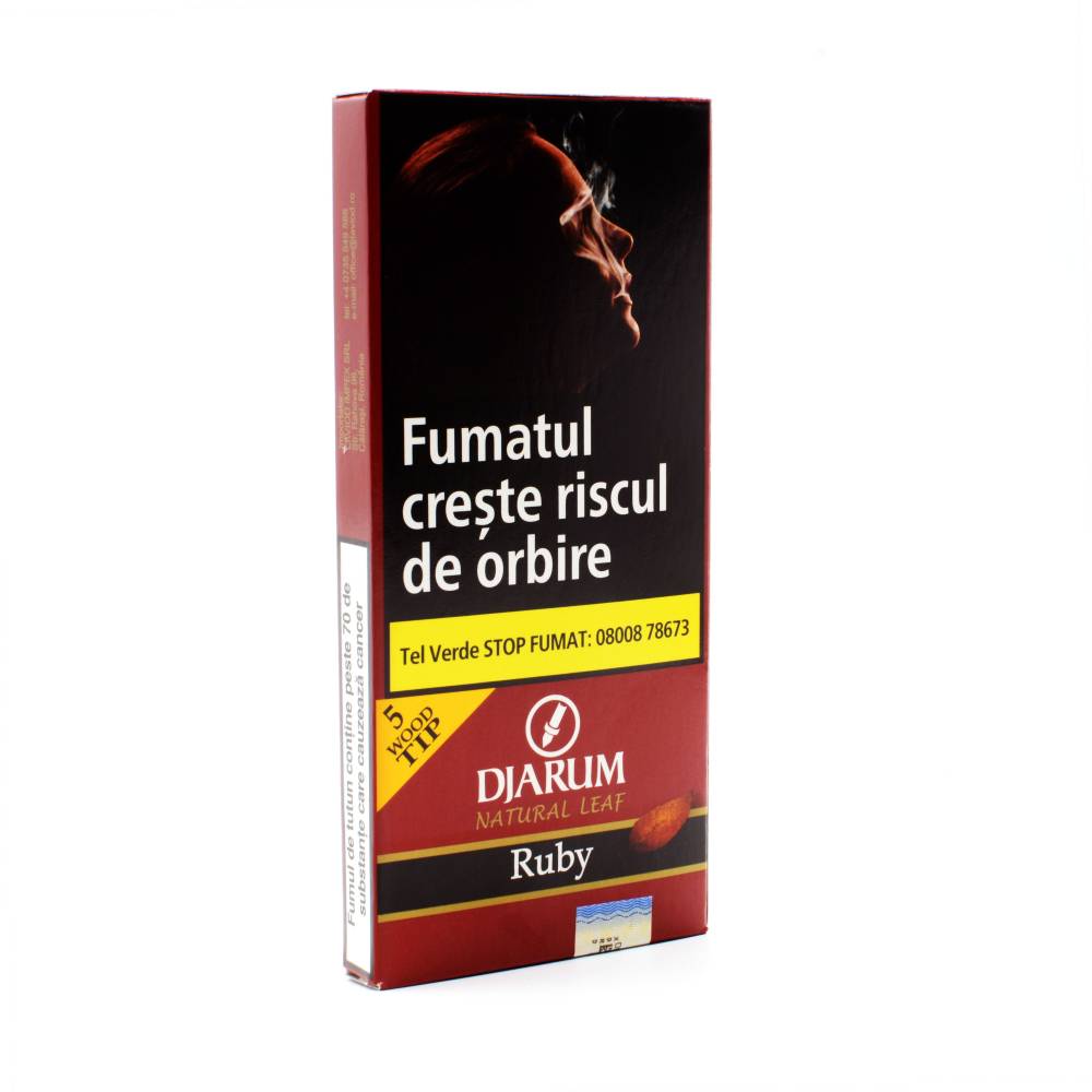 Djarum Wood Tips Ruby (Cherry) (5)